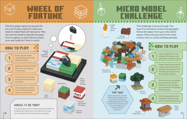 LEGO Minecraft Games Book: 50 Fun Ideas to Play with Your LEGO Collection!