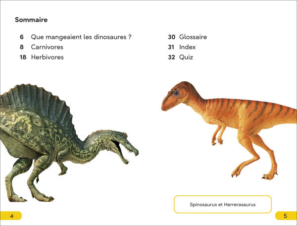 DK Super Readers Level 2 French Translation Dinosaur Dinners - Le DÃ®ner des dinosaures