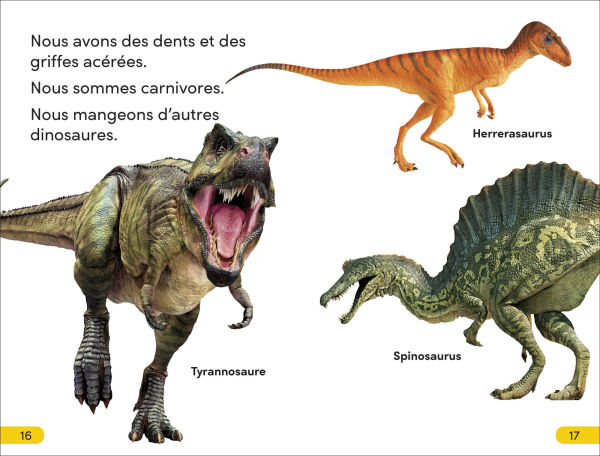 DK Super Readers Level 2 French Translation Dinosaur Dinners - Le DÃ®ner des dinosaures
