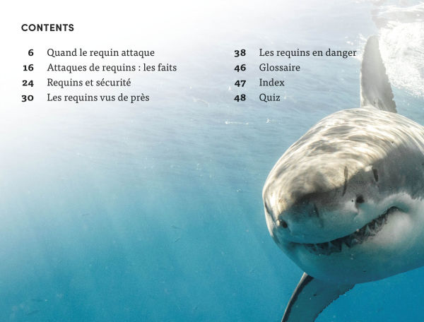 DK Super Readers Level 4 French Translation Shark Attack - Danger : Requins