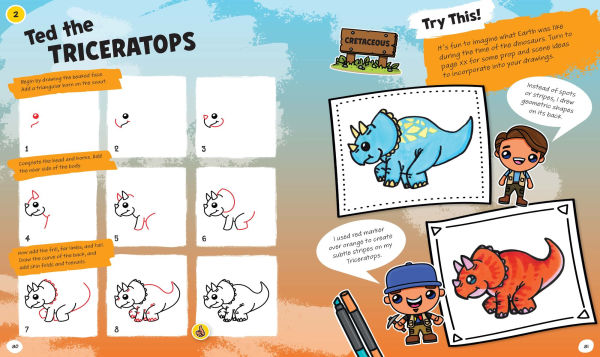 Draw with Art for Kids Hub Dinosaurs