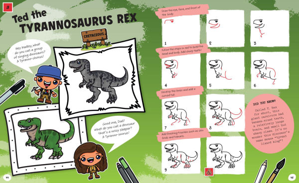 Draw with Art for Kids Hub Dinosaurs