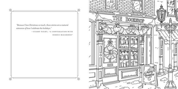 Debbie Macomber's Best Christmas Ever: An Adult Coloring Book