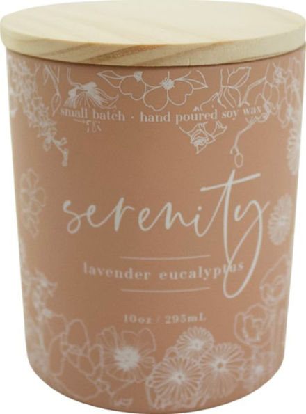 10 oz Wellness Candle Serenity- Lavender Eucalyptus