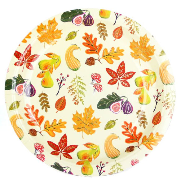 Fall Print Large Plates