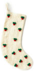 White Mistletoe Stocking