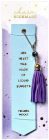 PU Purple Tassel Bookmark Virginia Woolf