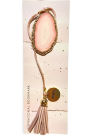 Agate Charm Bookmark Pink