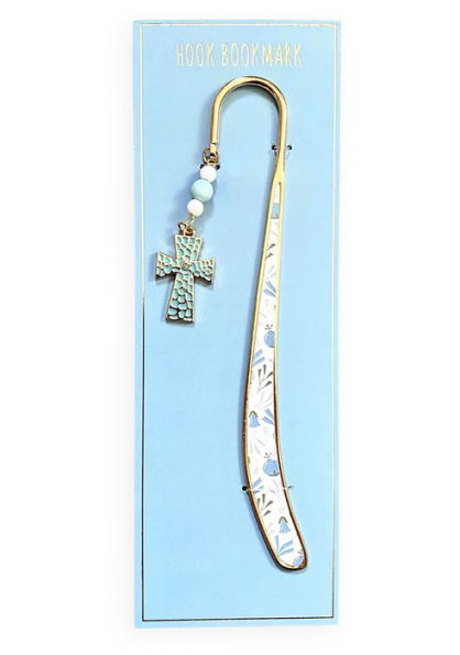 Hook Bookmark With Charm Cross