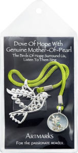 Title: Dove Of Hope With Genuine Mother-Of-Pearl ArtMark