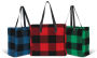 Alternative view 6 of B&N Exclusive Red Buffalo Plaid Sherpa Tote