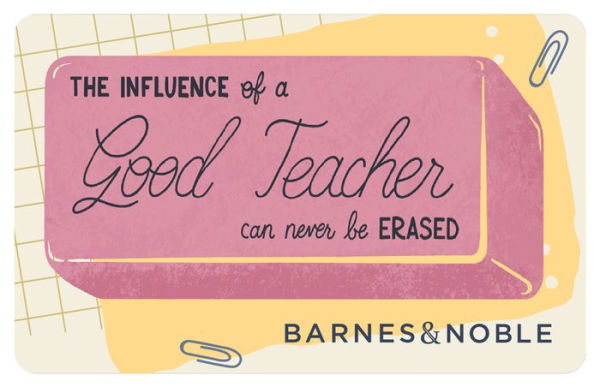 Teacher Eraser Gift Card