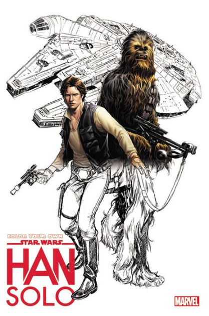 Color Your Own Star Wars: Han Solo by Marvel Comics, Coloring Book