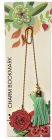 Bookmark Charm Enamel Rose w/ Tassel