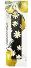 Leatherette Bookmark Daisy with Lemon Charm
