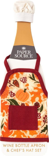 Wine Bottle Apron and Chef Hat (Exclusive)