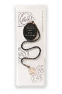 Metal Charm Bookmark - Floral -
