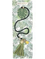 Leatherette Charm Bookmark Fern/Pinapple Charm