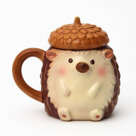 Title: Hedgehog Lidded Mug