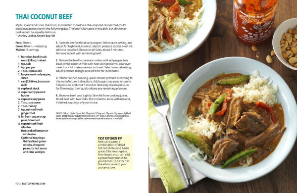 Taste of Home Instant Pot Cookbook