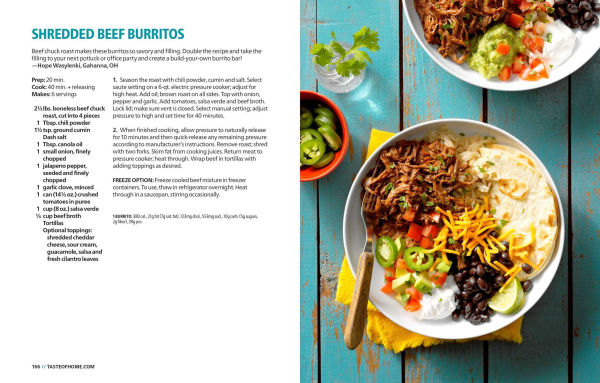 Taste of Home Instant Pot Cookbook