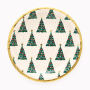 Festive Tree Round Plates