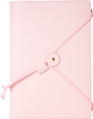 Title: Dusty Rose Refillable Leather Journal Cord Closure