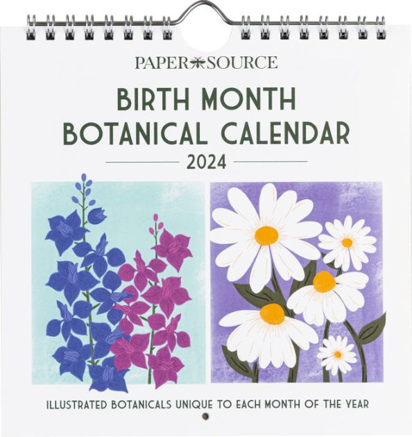 2024 Birth Month Botanical Calendar by Envision3 Barnes & Noble®