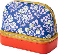 Floral Travel Jewelry Case