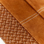 Alternative view 4 of Brown Suede Journal with Weave Design