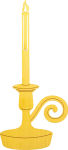 Alternative view 2 of Candle Stick Bookmark