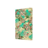 Title: Heritage Large Notebook Turquoise Floral