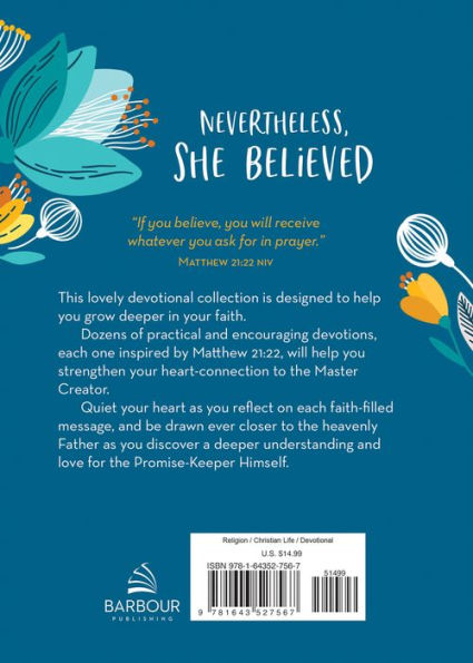 Nevertheless, She Believed: Inspiring Devotions and Prayers for a Woman's Heart