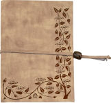 Alternative view 3 of Bronze Embossed Liberty Leaves Italian Leather Journal 6X8 with Bead closure