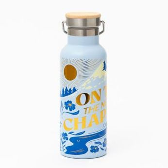 On to the Next Chapter Stainless Steel Water Bottle