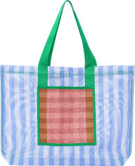 Stripe Mesh Tote