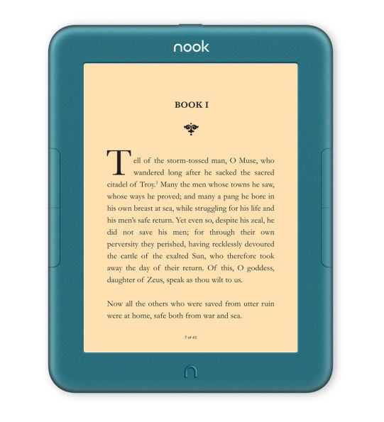Alternative view 5 of NOOK GlowLight 4 Ocean Teal Edition