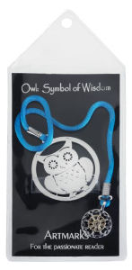 Title: Artmarks by Cynthia Gale - Owl: Symbol of Wisdom Bookmark
