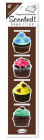 Scented Chocolate Cupcakes Magnetic Page Clips Set of 4