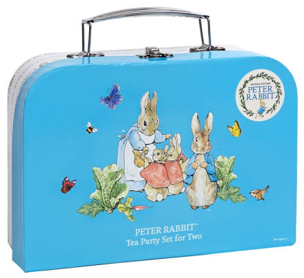 peter rabbit tea set in picnic basket
