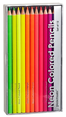 Neon Color Pencil Set of 12 (3.75''X7.25''X1.5'')