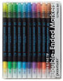 Brush and Fine Point Markers Set of 12: B&N Exclusive