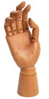 Wood Artist Hand Model (11.5