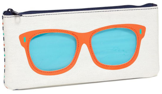 Glasses Pencil Pouch 4'' x 9''