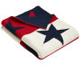 Stars & Stripes Red, White & Blue 100% Cotton Throw 50'' x 60''