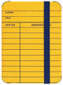 Glowlight 3 Book Cover Library Card