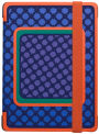 Glowlight Plus Medallion Print Book Cover in Tangerine Combo