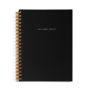 Daily Weekly Monthly Planner in Black