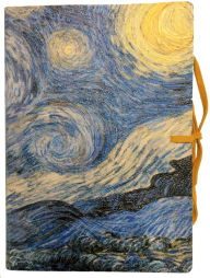 Van Gogh Starry Night Printed Leather Journal (6