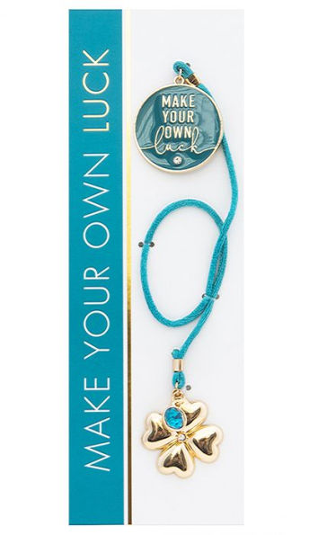 Charm Bookmark Gold Luck